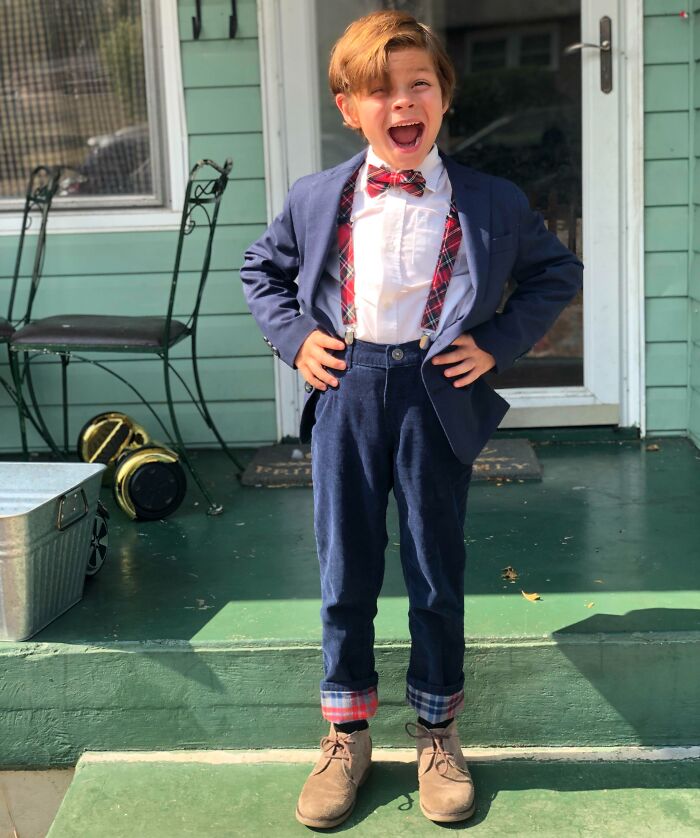 He Doesn't Have His Sonic Yet, But My Son Will Be The 11th Doctor For Halloween, And He Is Overjoyed