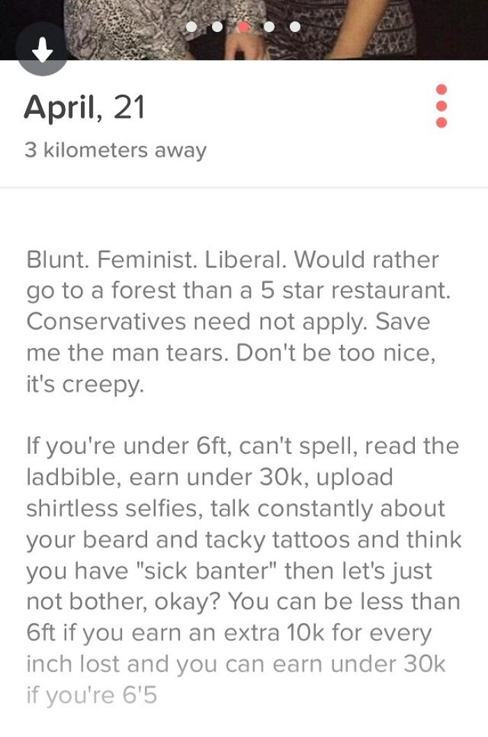 Blunt. Feminist. Liberal