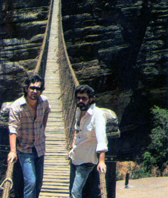 Steven Spielberg Was So Scared Of The Rope Bridge In Indiana Jones And The Temple Of Doom (1984)