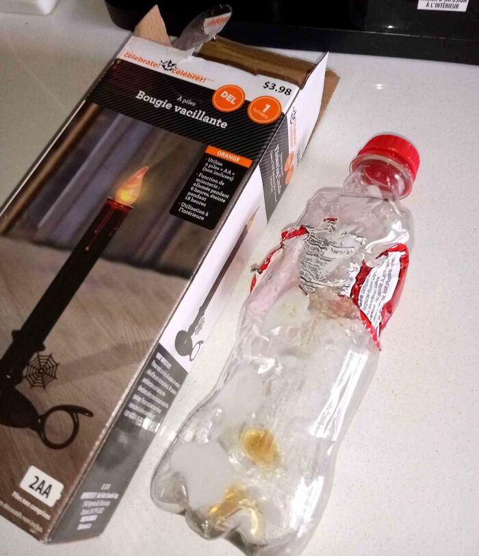 Mom Buys Halloween Light But Gets An Empty Coca-Cola Bottle Instead