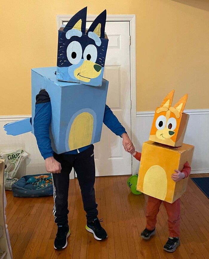 My Kid Wanted To Be Bluey From Wackadoo For Halloween