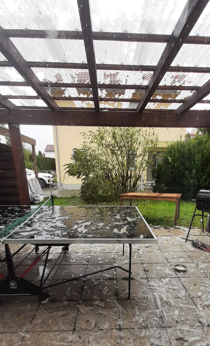 A Hailstorm Destroyed Our Roof And Insurance Doesn't Pay Because The Hail Was A Bigger Diameter Than What's Covered