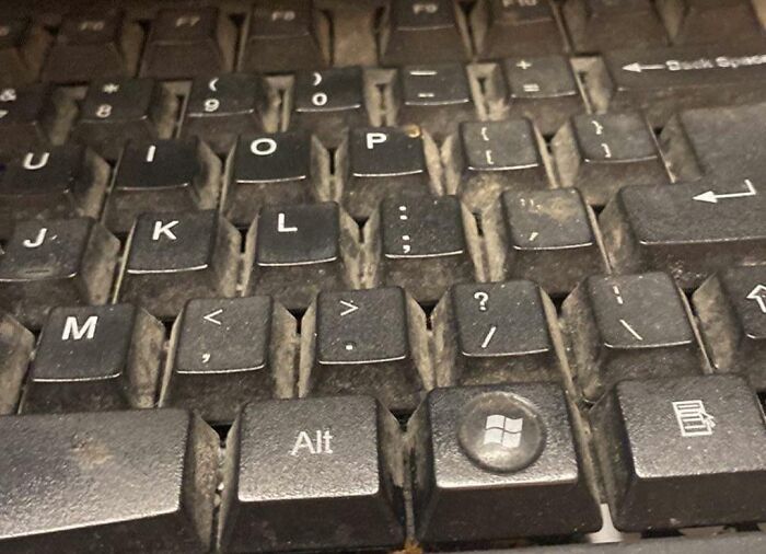 Keyboard At My New Job's Work Computer