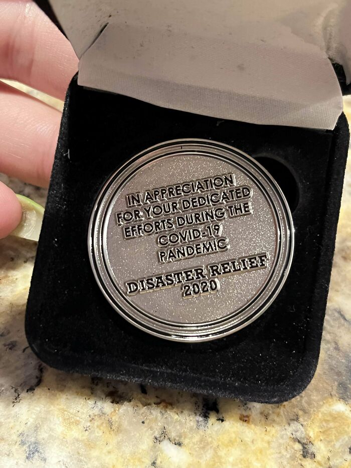 My Brother Works For At&t, This Is What He Was Given For Working Through The Pandemic…. A Silver Coin