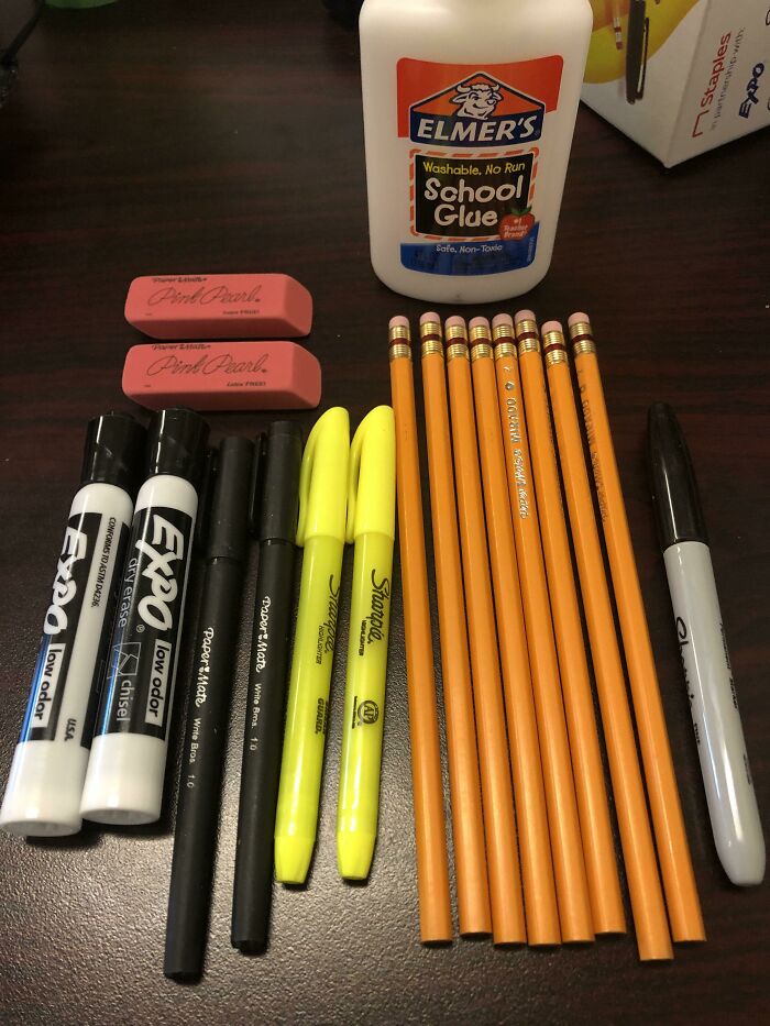 My (Belated) Teacher Appreciation Week “Gift” From My Underfunded School- A Handful Of Items That I Should Get As Part Of My Job But Usually Pay For Out Of Pocket