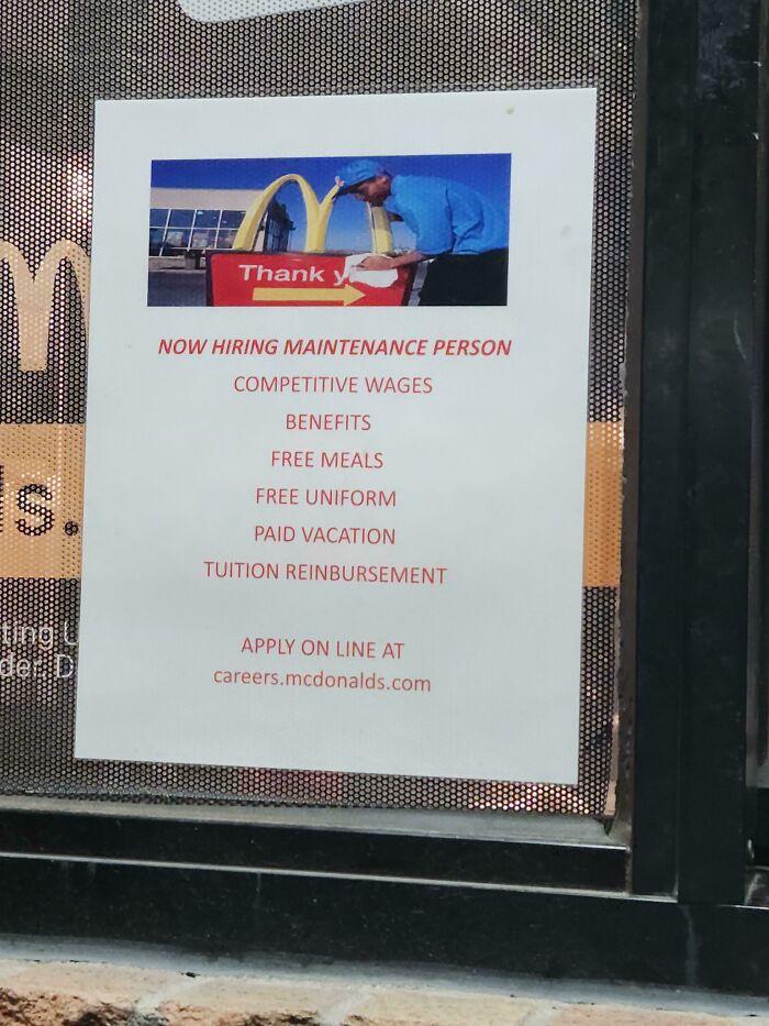 Free Uniform As A Perk Of Working At McDonald's