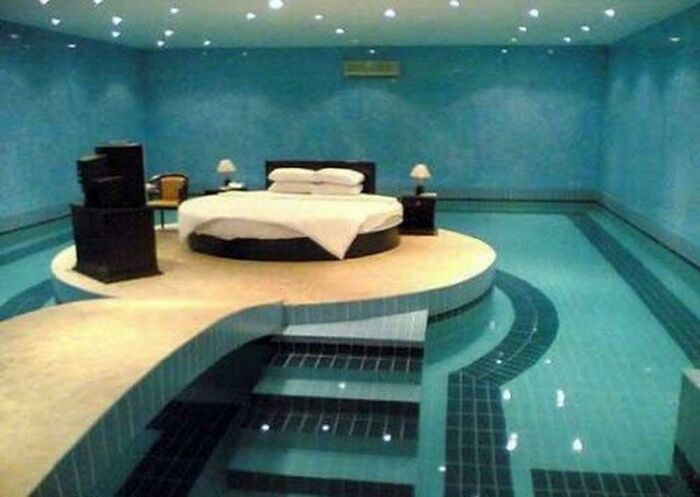 Bedroom With A Pool