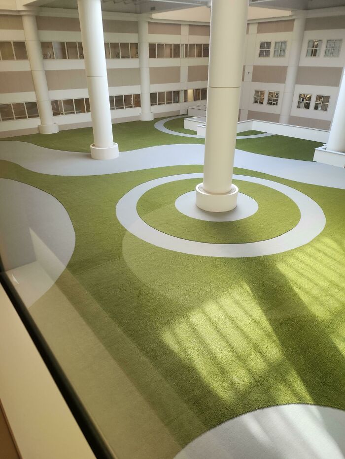 A "Green Space" Being Built In A Hospital