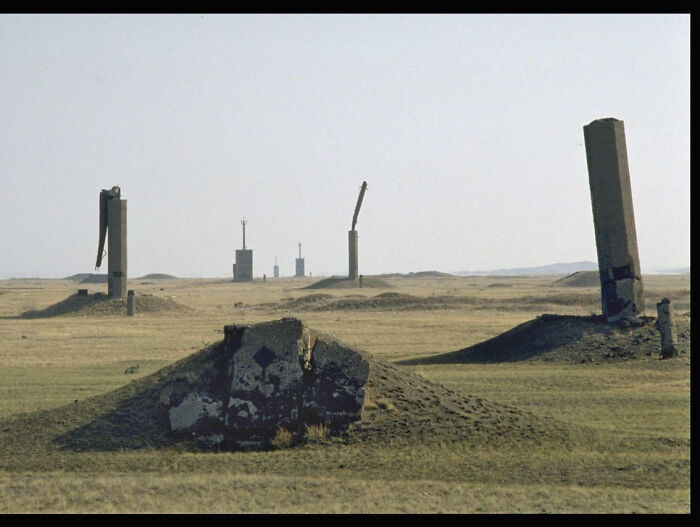 If You Wander Through A Khazakstani Exclusion Zone, You'll Eventually Be Surrounded By Irradiated Alien-Like Metal Structures. These Are Known As The Geese And Sit On The Site Of The Most Nuclear-Bombed Site In The World. Semipalatinsk