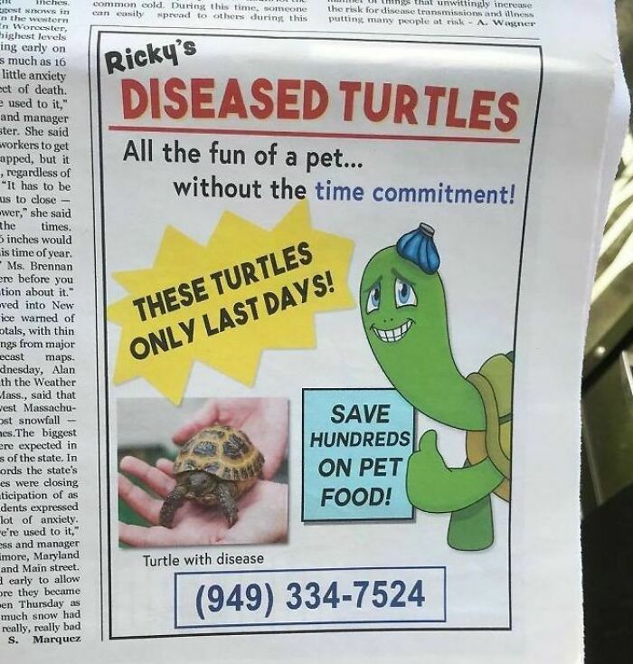 Ricky's Diseased Turtles