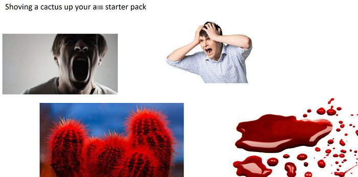 Shoving A Cactus Up Your Butt Starter Pack