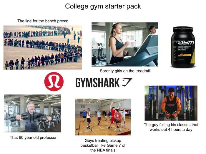 College Gym Starter Pack