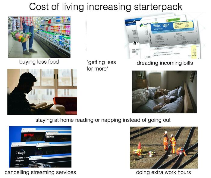 Cost Of Living Increasing Starterpack
