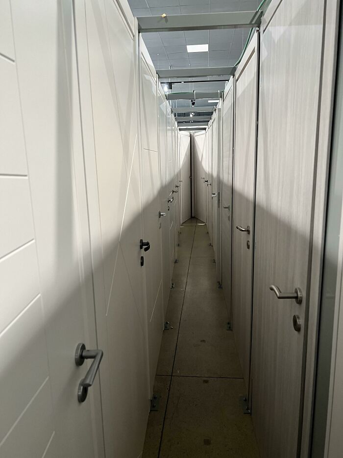 Found Myself Lost In A Home Improvement Store. Most Of The Demo Doors Don’t Actually Open!