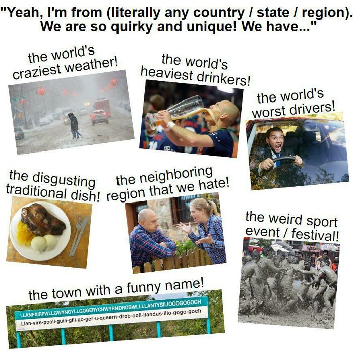 Someone Introducing The Place They're From Starter Pack