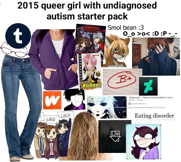 2015 Queer Girl With Undiagnosed Autism Starter Pack
