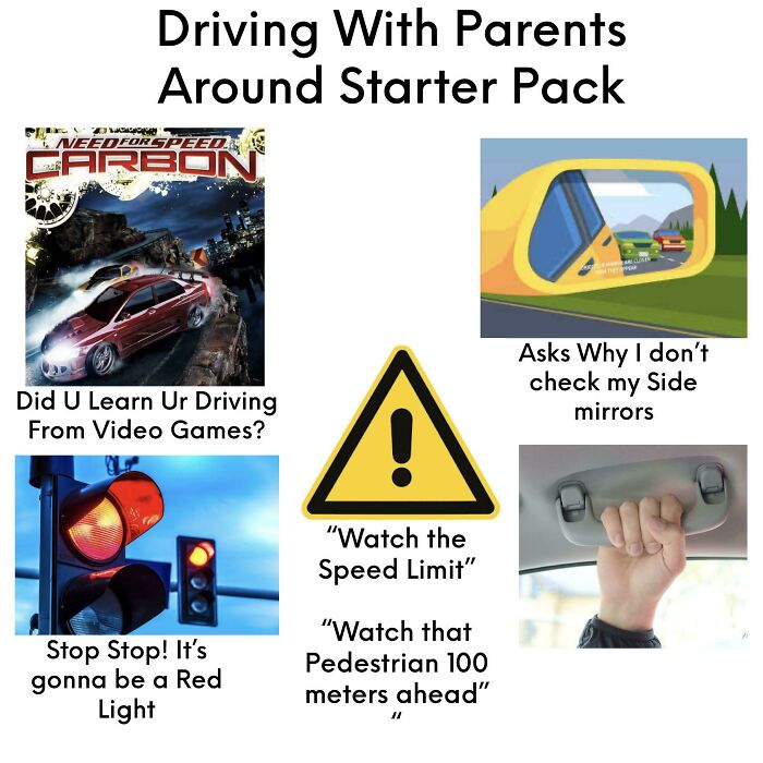 Driving Your Parents Around Starter Pack