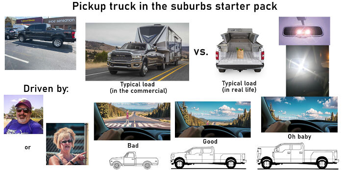 Suburban Pickup Truck Starter Pack