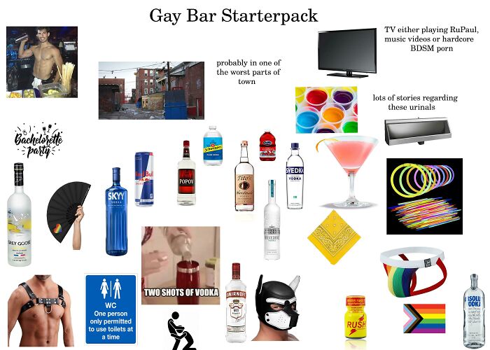 Gay Bar Starterpack
