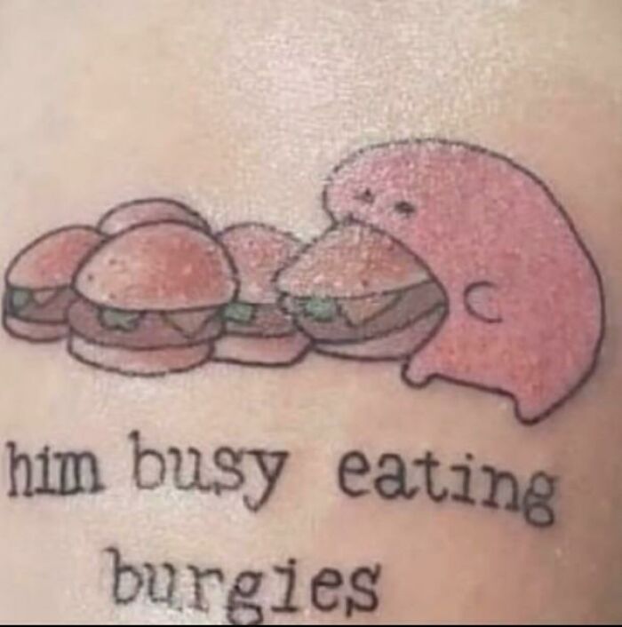 Burgies Or Blessed Tattoo