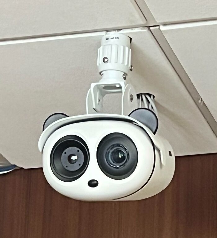 The Camera In The ER Looks Like A Surprised Panda