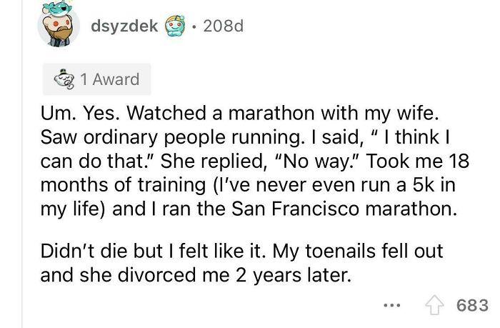 My Toenails Fell Out And She Divorced Me 2 Years Later