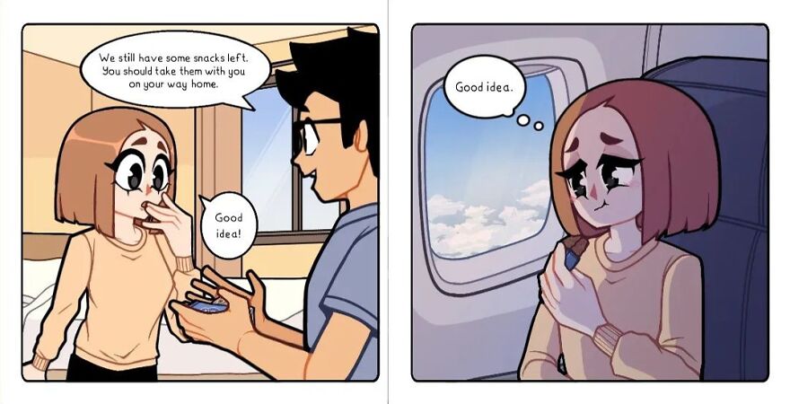 Artist Captures Feelings Of Being In A Long-Distance Relationship