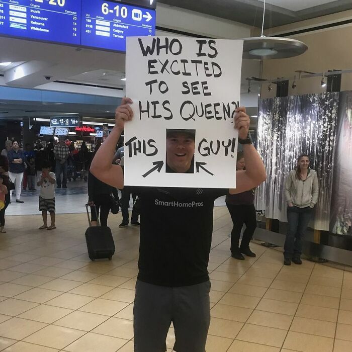 My Greeting At The Airport! Good Lord Do I Love This Man