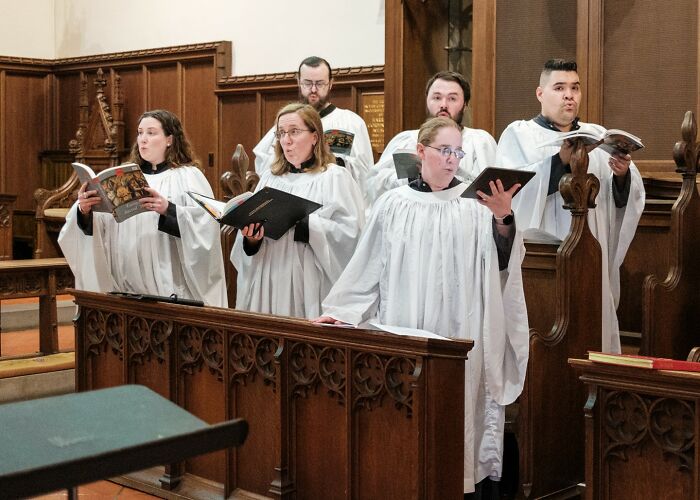 A Photograph Of A Choir