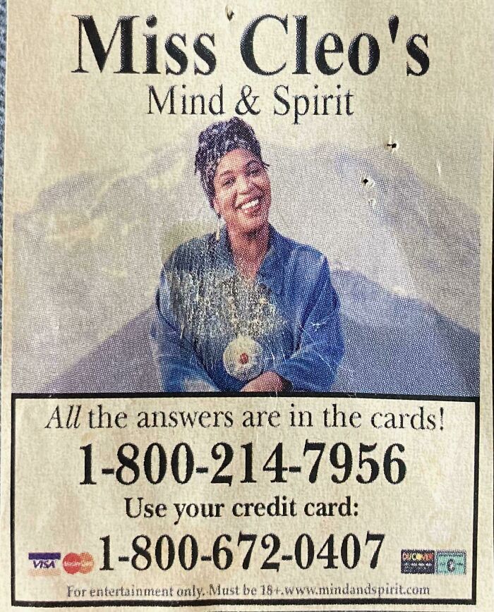 Y'all Remember Miss Cleo?