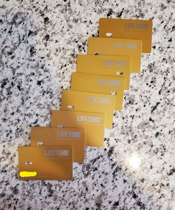 The Amount Of Times My Mother Has Lost Her Gym Membership Card (Found During Move)