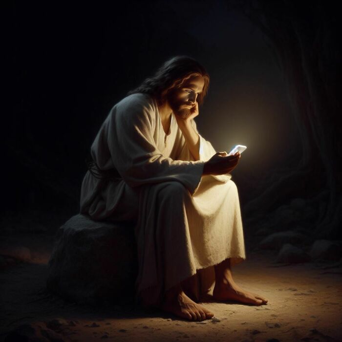 Jesus Stayed Up Late Looking At Instagram Motivational Videos And Couldn't Be Bothered Trying To Save Humanity From Itself