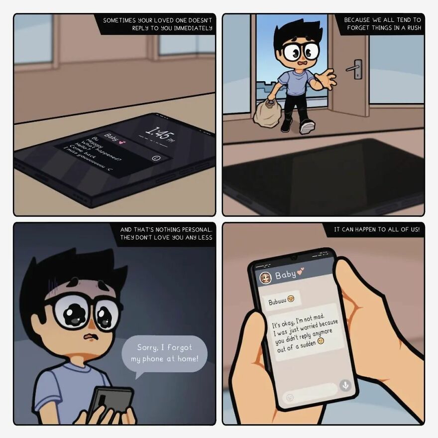 Artist Captures Feelings Of Being In A Long-Distance Relationship