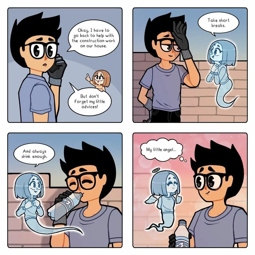 Artist Captures Feelings Of Being In A Long-Distance Relationship