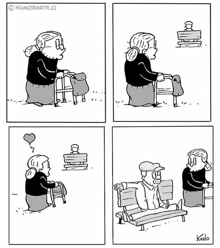Artist Shows The Adventures Of Elderly People In A Very Cute Way