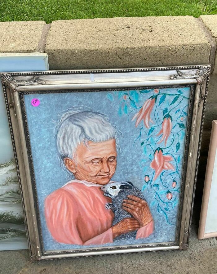 I Admired And Left This Portrait At A Yard Sale In New Mexico