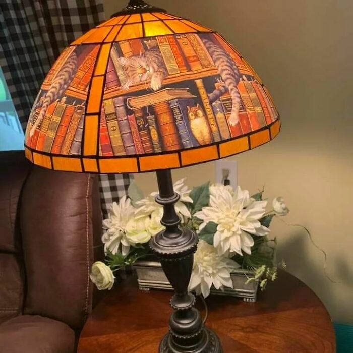 Got This Great Lamp For My Reading Room At The Second Hand Store Grove Depot In Locust Grove Ga. I Love It . Got It Home And Saw It Had The Name Of American Artist Charles Wysocki. I Paid $60 And I Think Its Value Is Much Higher