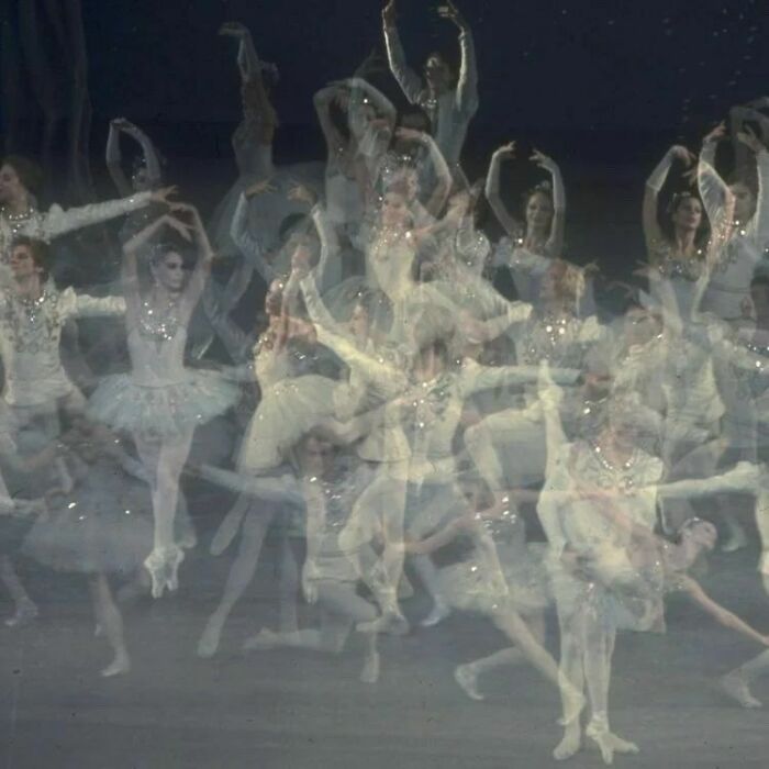 Stroboscopic Photograph Of The New York City Ballet’s Production Of Jewells, 1967. Photo By Gjon Mili