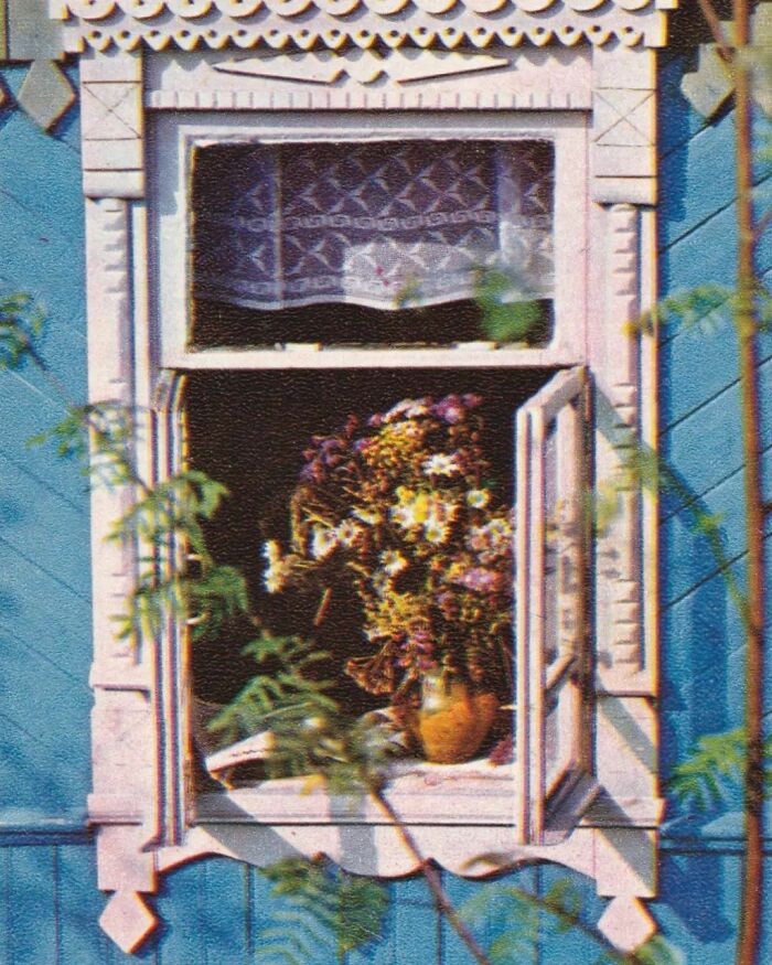 Summer Flowers. Postcard By N. Rakhmanov (1972)