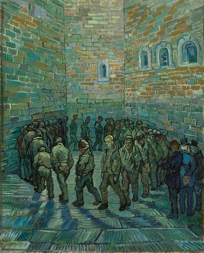 Prisoners Exercising (1890) By Vincent Van Gogh