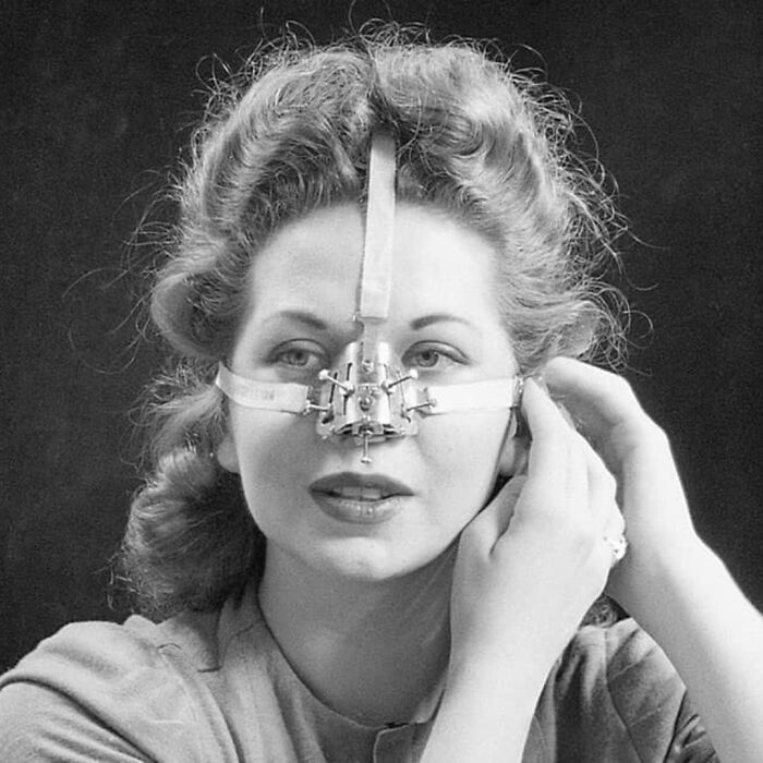A Nose Shaping Device From The Years When There Were No Aesthetic Operations, 1944