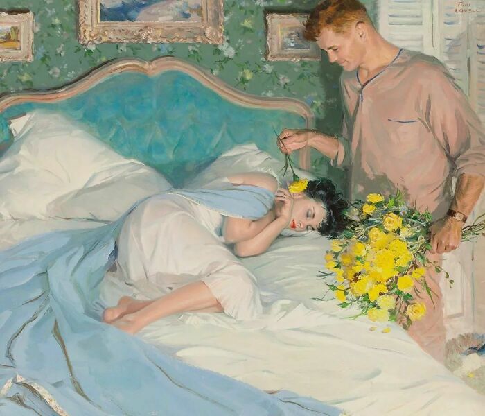 Day Of Yellow Flowers, 1956, Tom Lovell