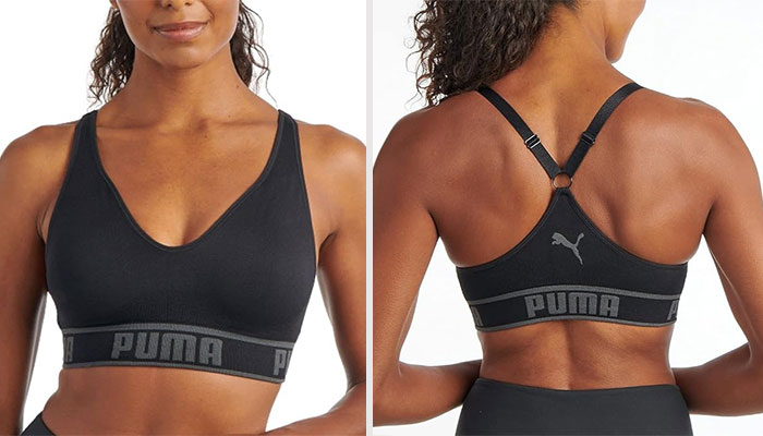 PUMA Women's Seamless Sports Bra  Sports bra, Cute sports bra, Seamless sports  bra