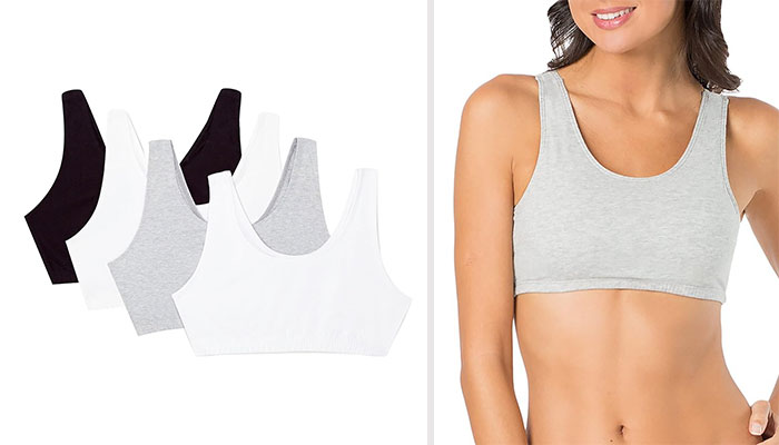 Fruit of the Loom Womens Built Up Tank Style Sports Bra 
