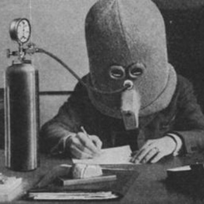 “The Isolator“ – A Bizarre Helmet From 1925 Designed To Improve Work Productivity