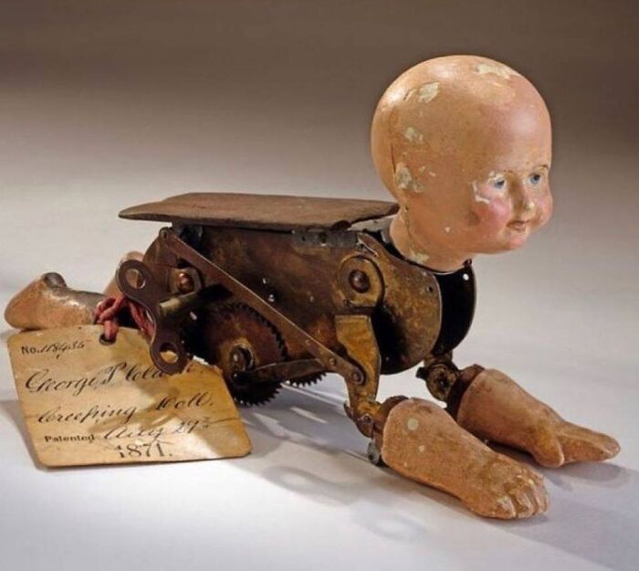“Natural Creeping Baby Doll" Created By George Pemberton Clarke, 1871