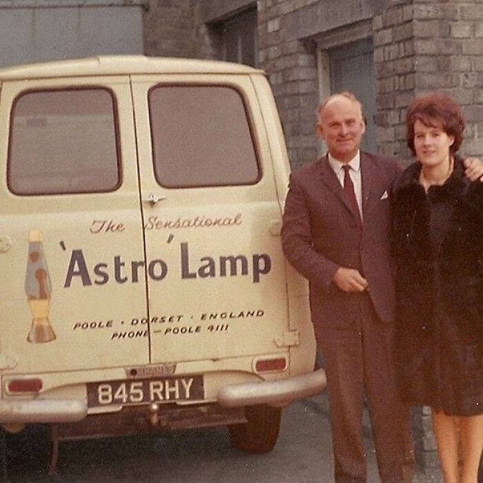 The Lava Lamp Inventor With His Wife In 1963