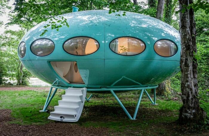 The Futuro Was A Prefabricated House Built Between The Late 1960's And 1970's. Fewer Than A Hundred Were Made