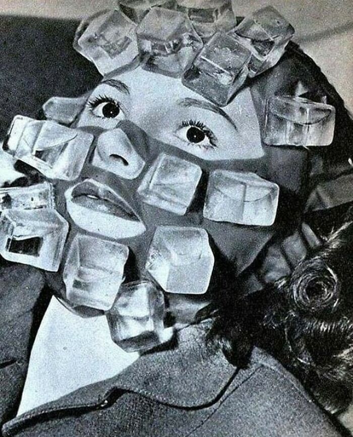 Ice Cube Face Mask By Max Factor, 1947