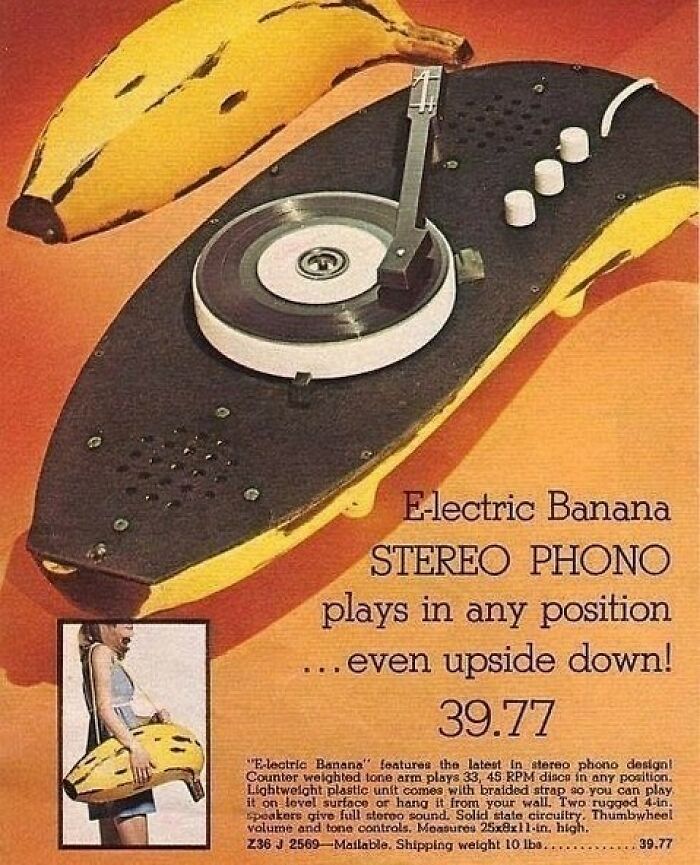 Banana Record Player